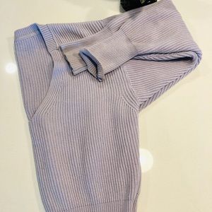 Free people light purple sweater